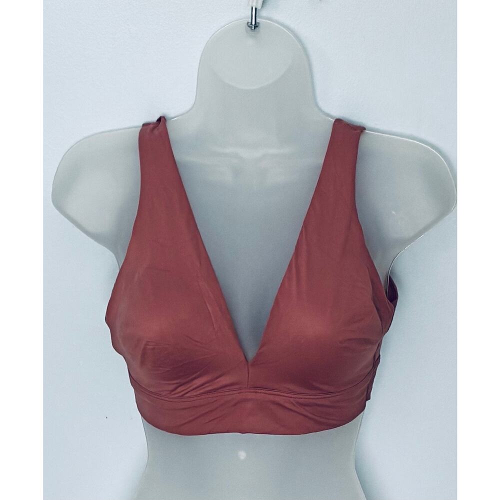 NWOT Victoria's Secret Wireless Plunge Bralette Mauve Size Medium